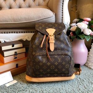 Authentic Louis Vuitton Montsouris GM Monogram